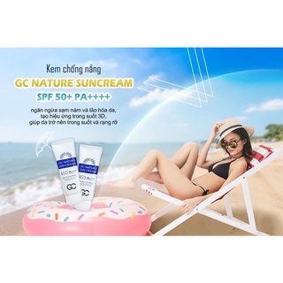 [MẪU MỚI NHẤT] Kem Chống Nắng Tone Up GC Nature Sun Cream SPF 50++++