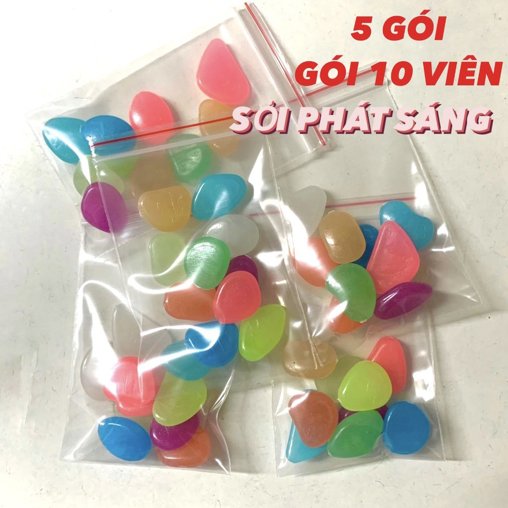 Sỏi nhựa Phát Quang  Trang Trí Hồ Cá, Sân Vườn...