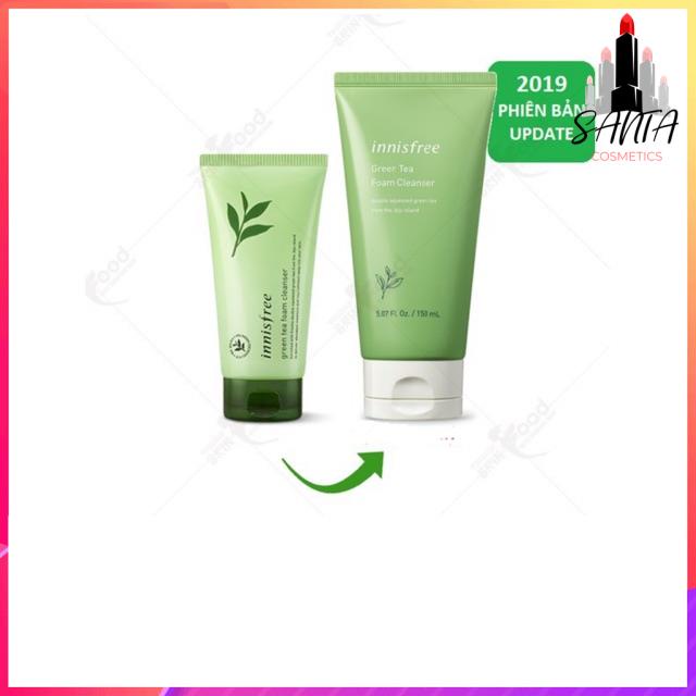 [Hoả Tốc] Sữa rửa mặt Innisfree trà xanh - SANTA