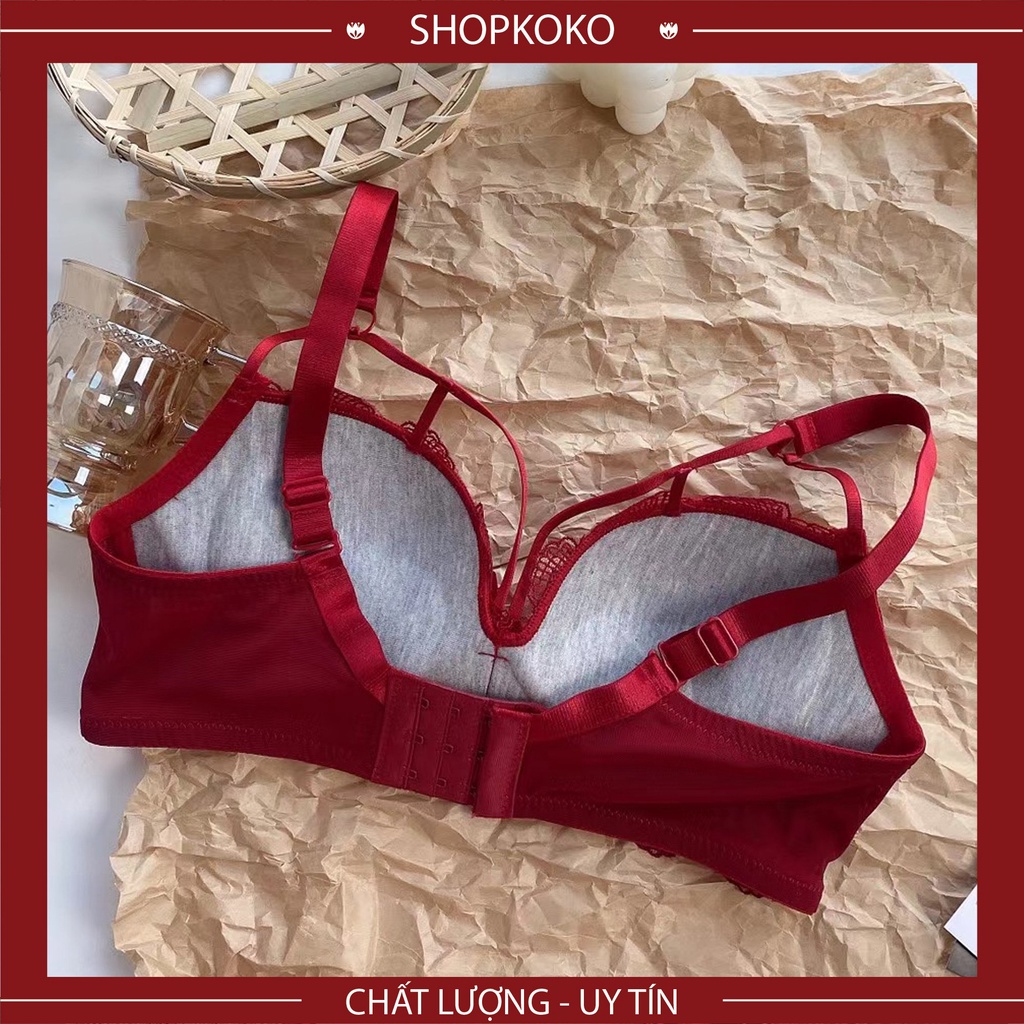 [Che Tên] Áo Lót Nữ Đệm Mỏng Chất Ren Không Gọng Sexy Gợi Cảm Siêu Nâng Ngực CLOVER 5508 | BigBuy360 - bigbuy360.vn