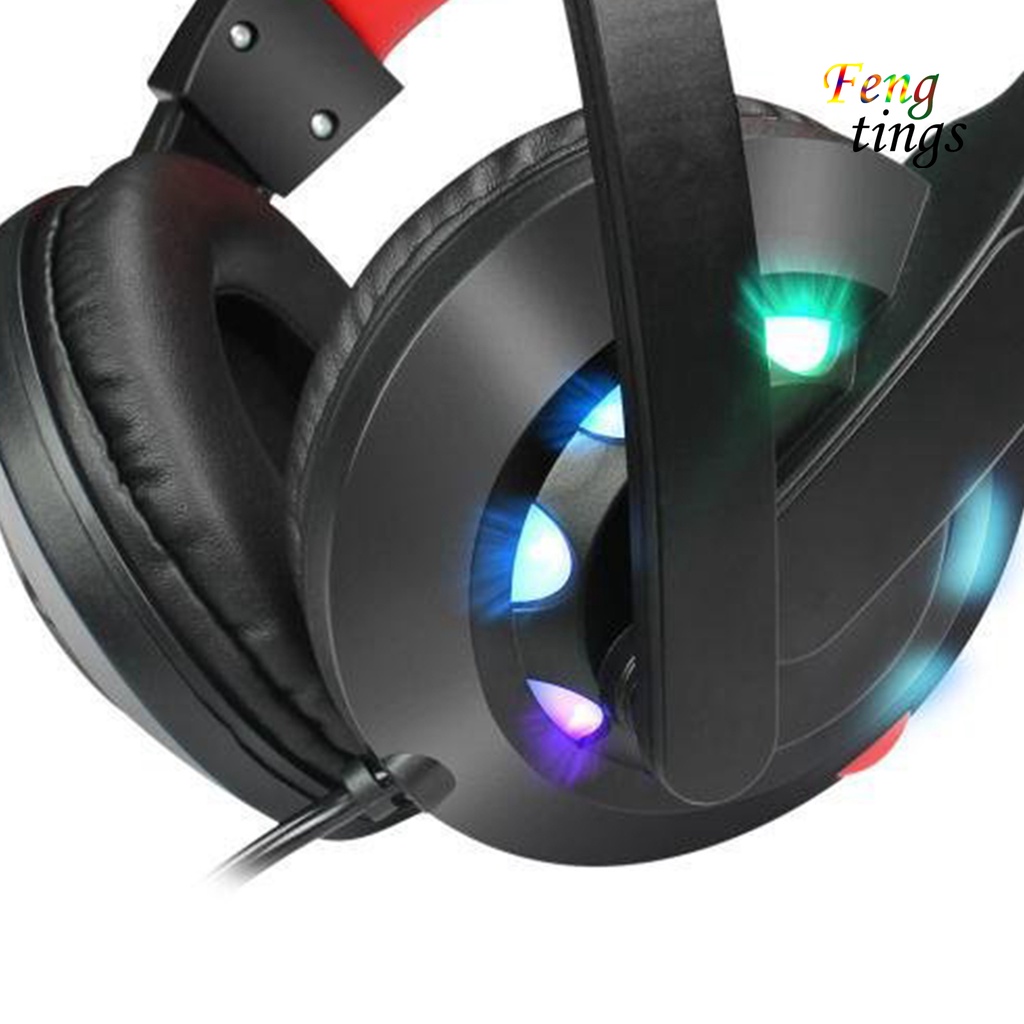 【FT】A65 Headphone Wired Luminous Mini Gaming Headphone for Computer