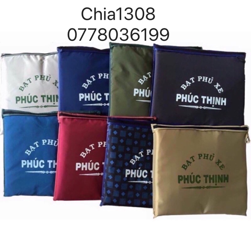 BẠT PHỦ TRÙM XE MÁY , XE TAY GA VẢI DÙ CAO CẤP THƯƠNG HIỆU PHÚC THỊNH( sỉ ib)