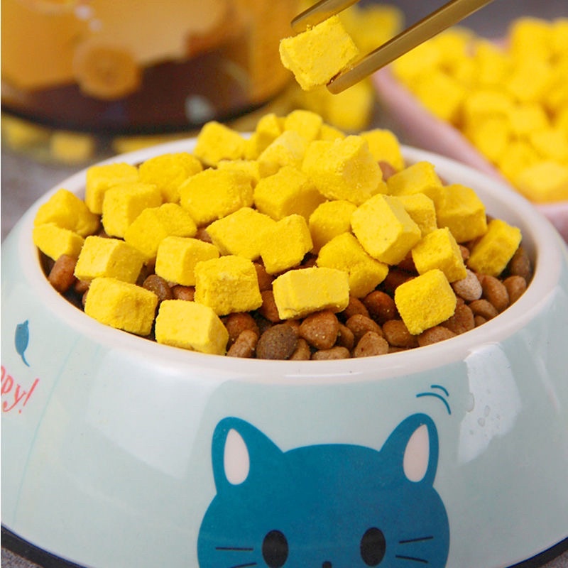 Lòng đỏ trứng gà sấy 100gr cho mèo, chó