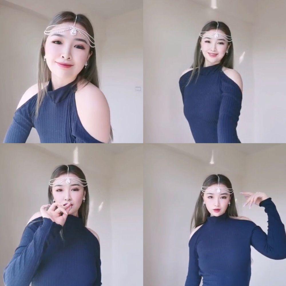 Dây Xích Đeo Trán Phong Cách Bohemian Thời Trang Cho Cô Dâu