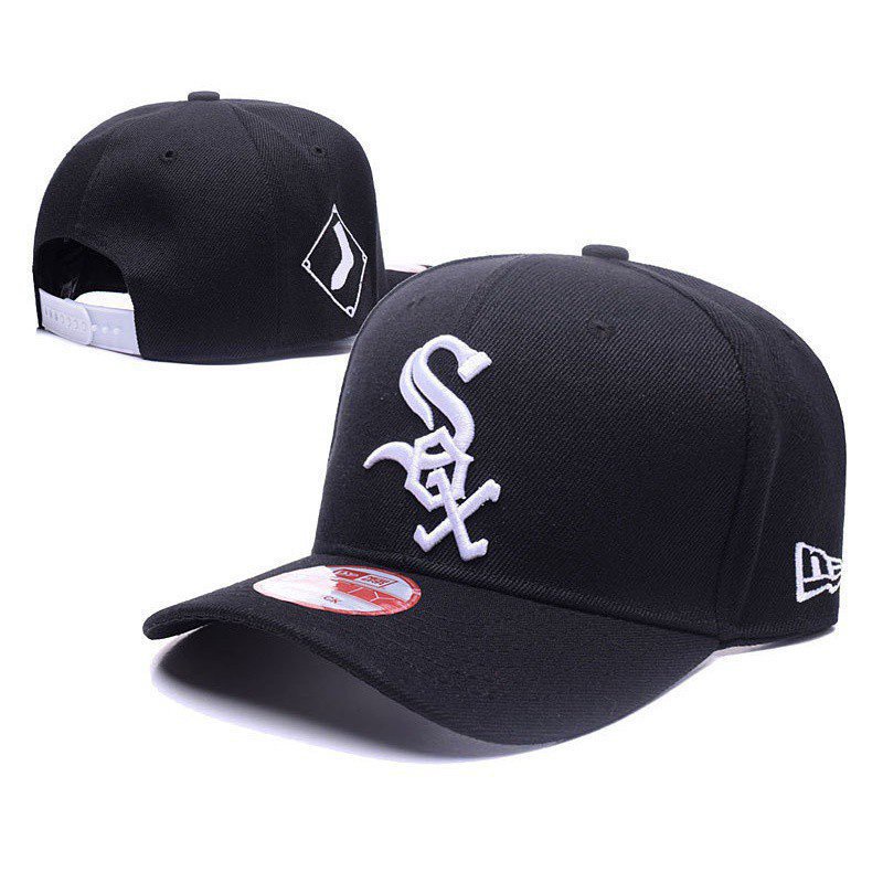 Mũ Lưỡi Trai Cotton Thời Trang ZNW2 MLB Chicago Sox Phong Cách Hip Hop 8sut vA91