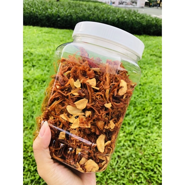 Khô gà cháy tỏi Ông Béo 500gr, Nhà Làm, Ngon như khô bò. | BigBuy360 - bigbuy360.vn