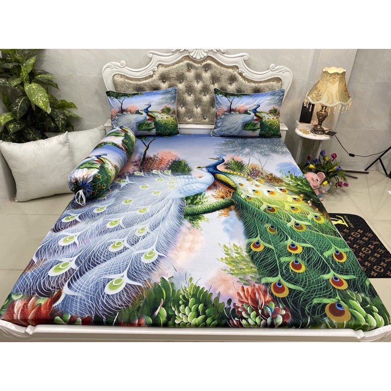 Drap thun lạnh 5D mẫu công ( 5 màu )