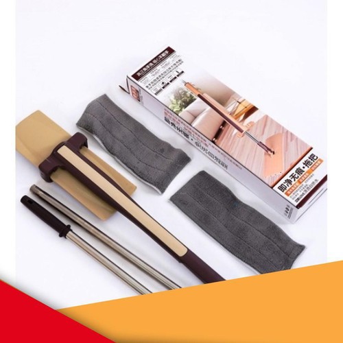 Chổi lau nhà tự vắt thông minh xoay 360 độ tặng kèm 2 bông lau thay thế