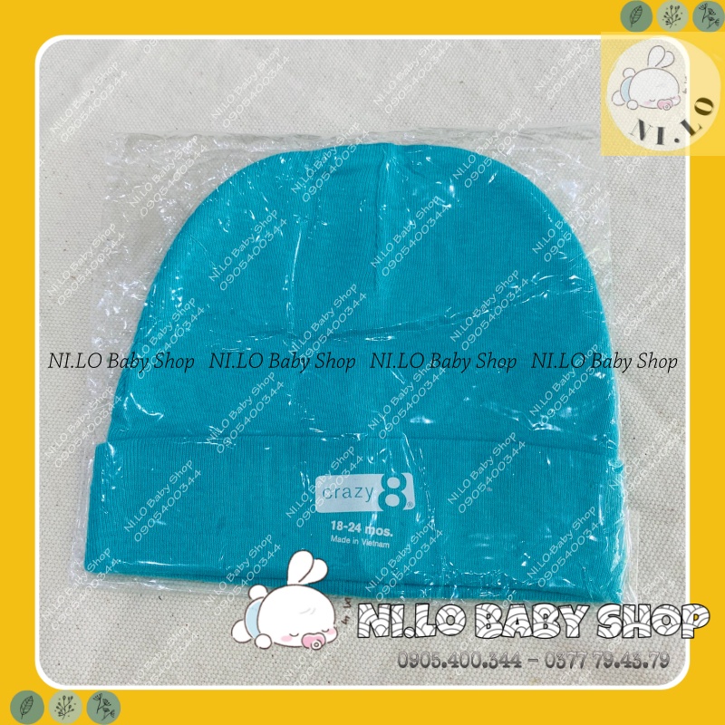 Mũ nón trơn Cotton Cho Bé Sơ Sinh 0-3 tháng tuổi