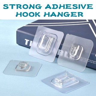 10 Cặp móc treo đồ trong suốt có giác hút gắn tường tiện dụng