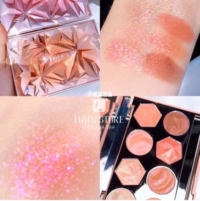 Bảng Màu Mắt Clio Prism Air 01 Coral Sparkle | BigBuy360 - bigbuy360.vn