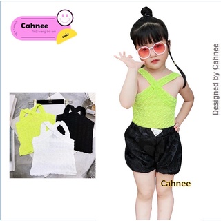 Áo bé gái - áo 2 dây crotop - áo đan chéo cho bé gái màu sắc xinh xắn - size từ 10 - 35kg