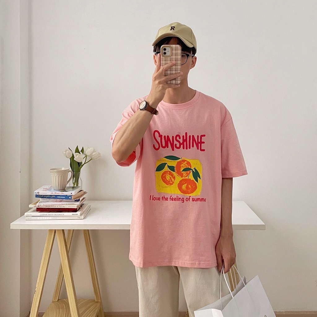 NOBITA HOME - ÁO THUN TAY NGẮN IN CHỮ SUNSHINE