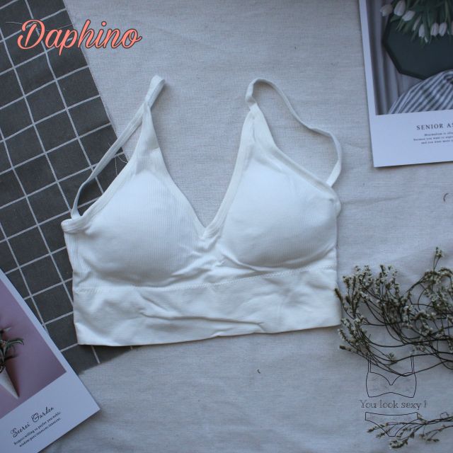 Áo bra nữ - áo bra len gân tăm chất đẹp 2 dây hở lưng siêu hot ABU2 | BigBuy360 - bigbuy360.vn