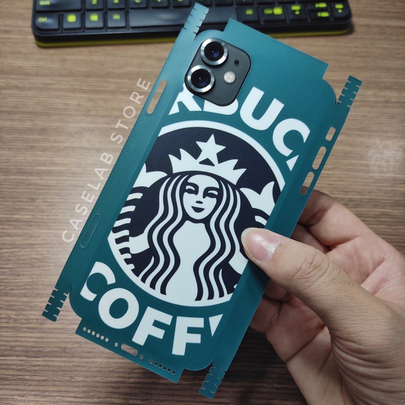 Miếng Dán Skin Điện Thoại In Hình Stabuck Cho Iphone 6/ 7/ 8/ X/ XS/ 11/ 11 Pro Max Và Các Dòng Máy Android