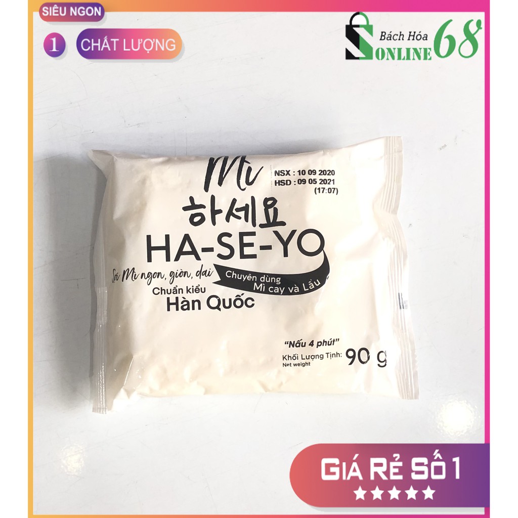 [TUYỆT HẢO] MÌ CAY HASEYO 90GR
