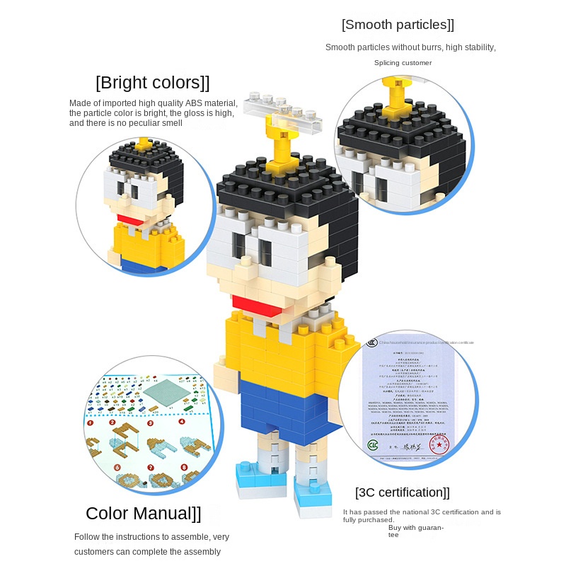 Bộ Đồ Chơi Lắp Ráp LEGO Lắp Ráp Nhỏ Nhắn Dễ Thương Cho Bé