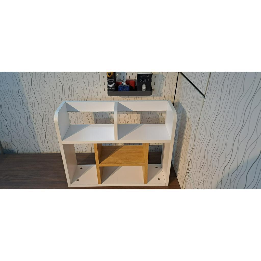 Kệ Sách Để Bàn Bàn Làm Việc Chất Liệu Gỗ Mdf Nhập Khẩu Phủ Melamin Chống Xước Chống Nước Giúp Căn Phòng Gọn Gàng
