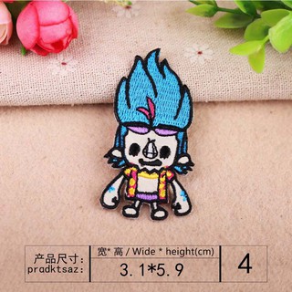 Miếng dán ủi quần áo hình anime Nhật Bản