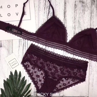 Sét bralette ko gọng ko mút hàng nhập cao cấp