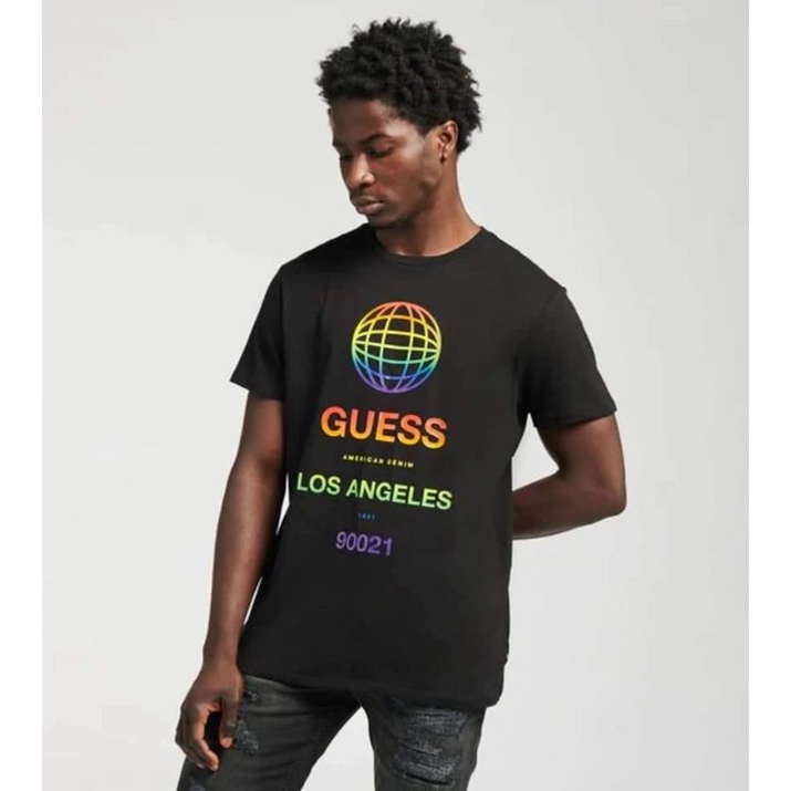 Áo thun GUESS Originals World Wide