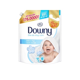 Nước xả vải downy mềm mại tinh khiết túi 3500ml