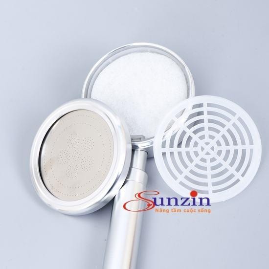 Vòi sen tăng áp Không Dùng Điện, Nano Massage làm từ Hợp Kim Nhôm - Hvtore 234