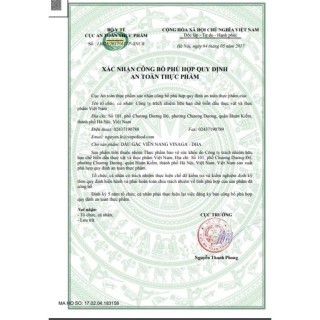 Dầu gấc Vinaga-DHA viên uống sáng mắt | BigBuy360 - bigbuy360.vn