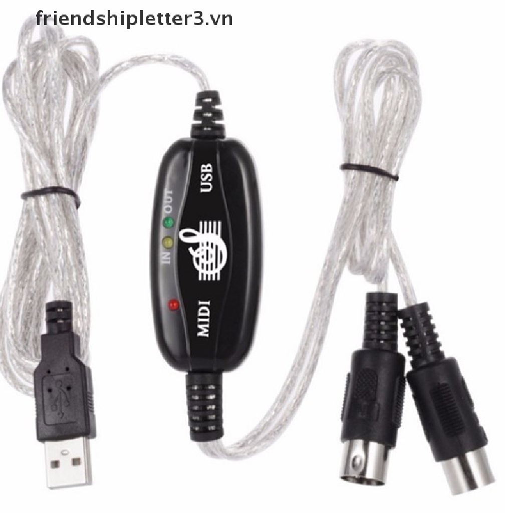 Dây Cáp Chuyển Đổi MIDI Sang Cổng USB Cho Máy Tính