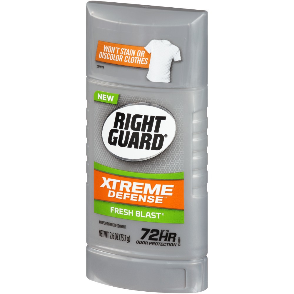 [Thể Thao] Lăn Khử Mùi Right Guard Xtreme Defense 5 Fresh Blast Dạng Sáp 73Gr (Sáp Trắng)