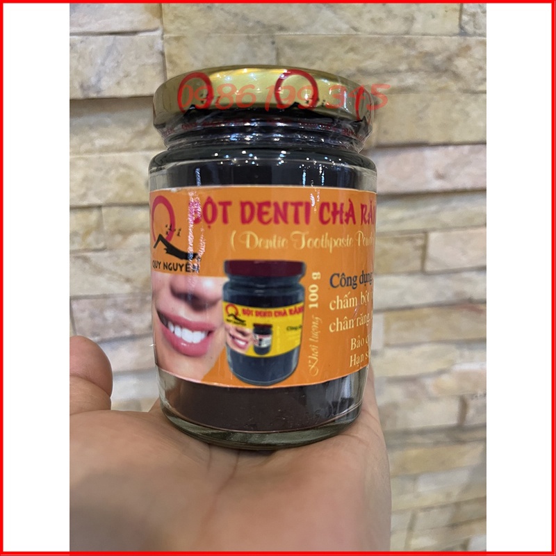 Bột Denti Chà Răng Quy Nguyên Thầy Tuệ Hải Chùa Long Hương 100g