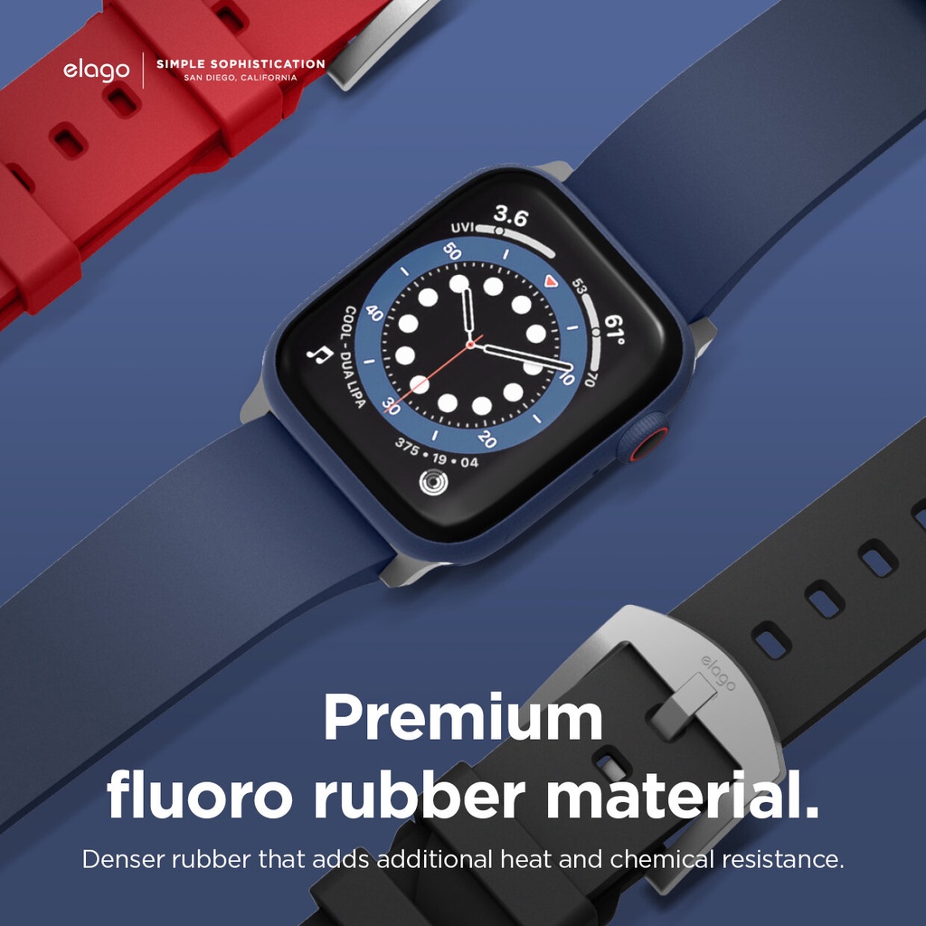 [HÀNG CHÍNH HÃNG] Dây đeo Apple Watch Elago Band màu xanh navy đủ size 38/40/41 42/44/45mm new 2022