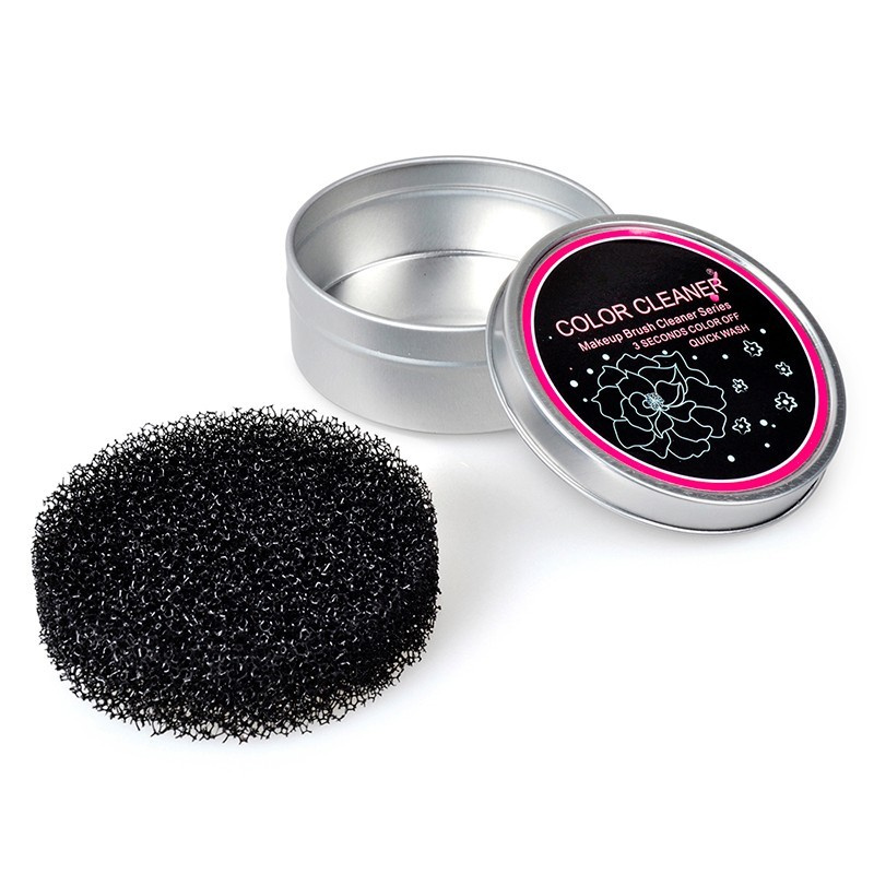 [Hàng mới về] Hộp mút làm sạch cọ trang điểm loại bỏ màu phấn nhanh chóng tiện lợi