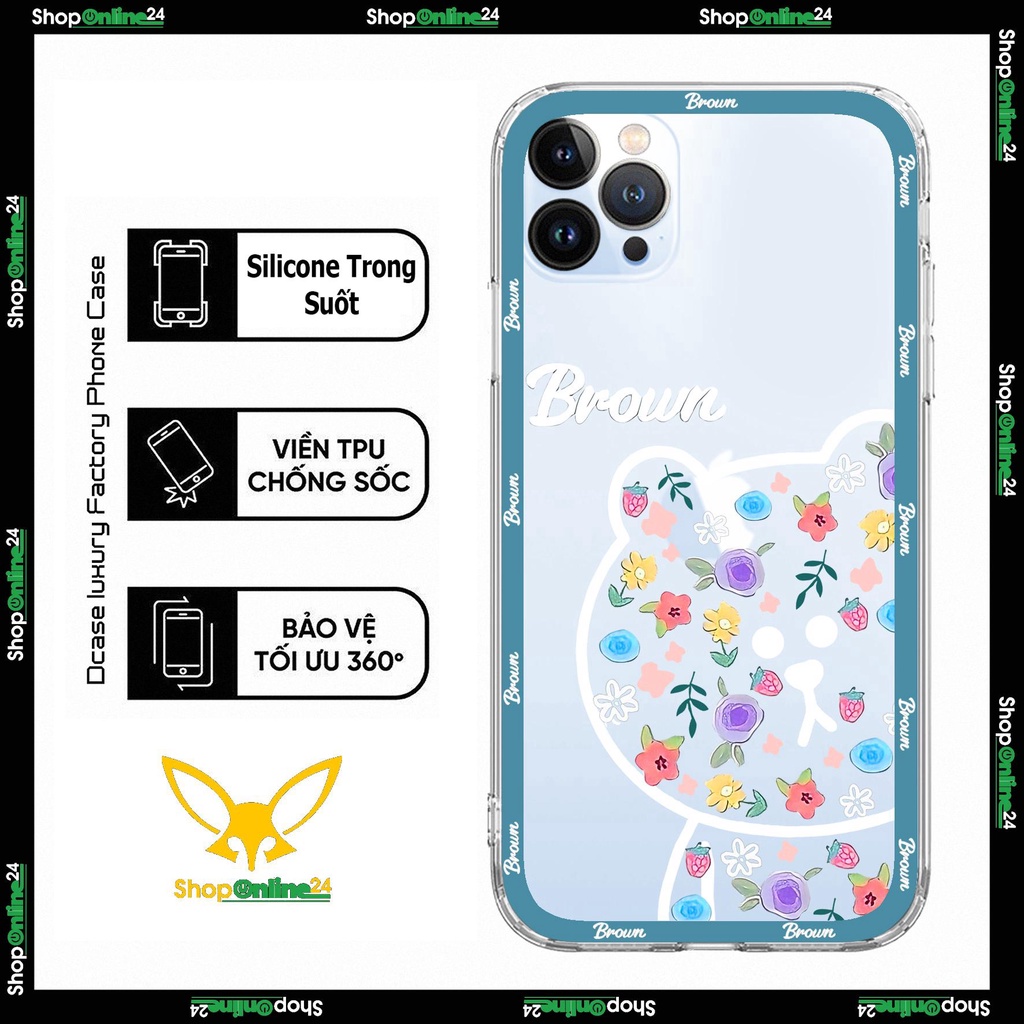 Ốp lưng viền vuông T124