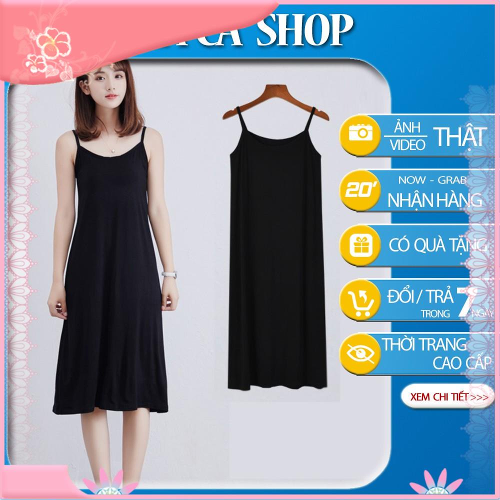Váy ngủ 2 dây ôm body phong cách Hàn Quốc siêu đẹp