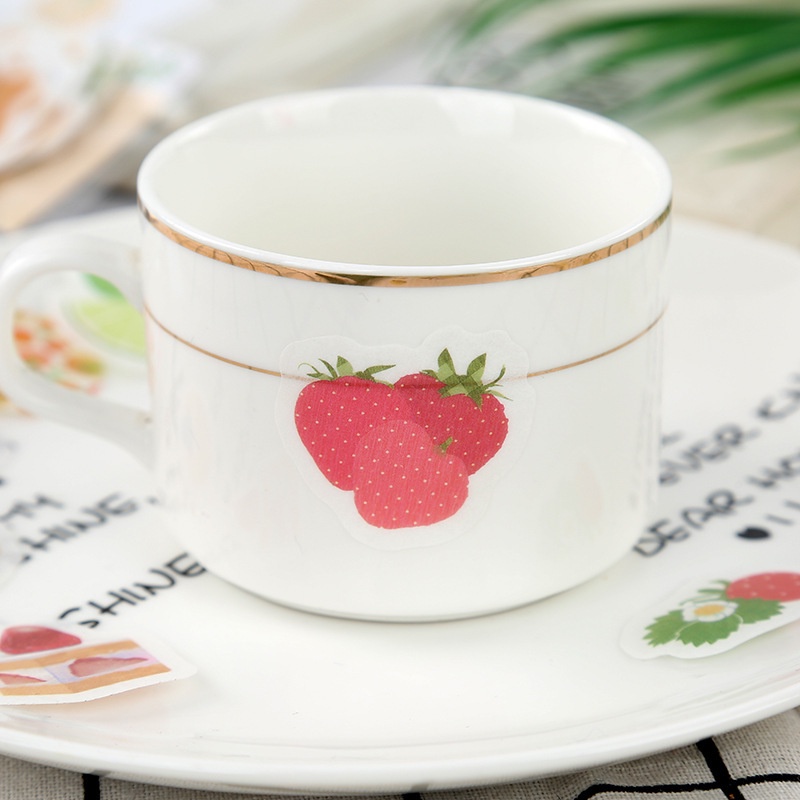Set 42 - 60 miếng dán họa tiết dễ thương dùng trang trí sổ tay