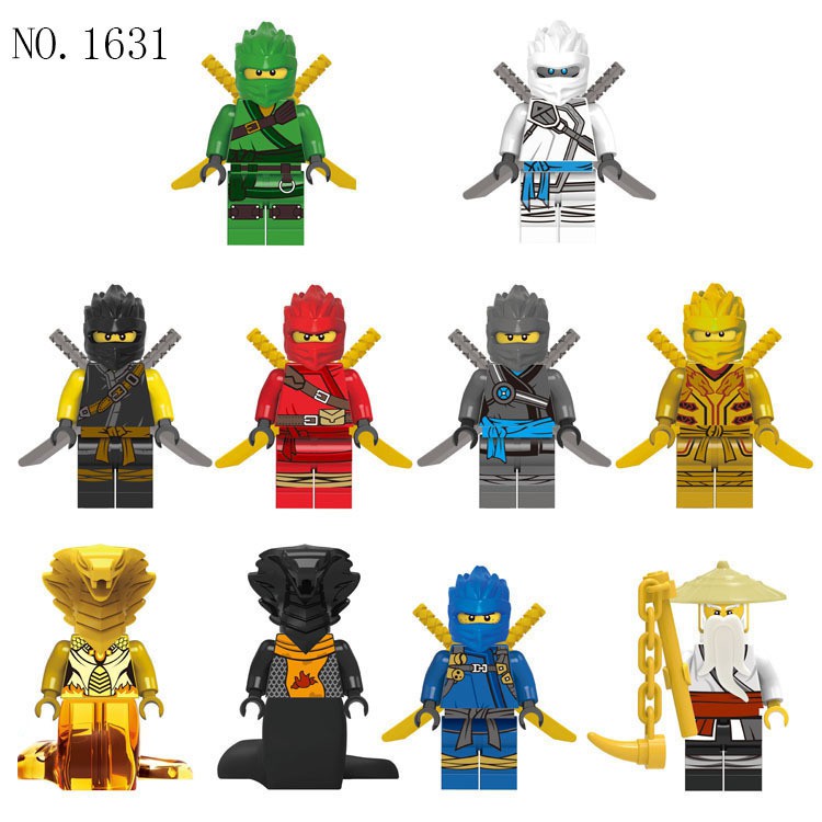 Bộ 10 Ninja Siêu Cấp Ninjago Lego Đồ Chơi Xếp Hình Lắp Ráp