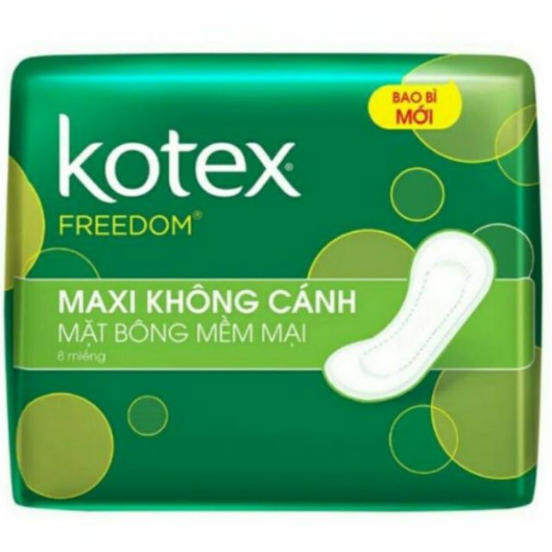Gói bvs Kotex freedom ko cánh