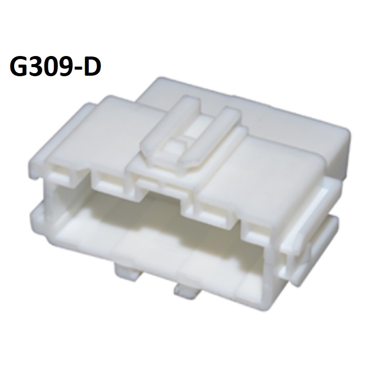 G309-Giắc cắm đầu nối dây nịt đầu cắm 18 lỗ màu trắng 1.5mm