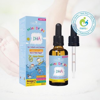 DHA giọtbổ sung Omega 3 cho bé từ 3 tháng tuổi tới 5 tuổi Natures Aid DHA Drops thumbnail