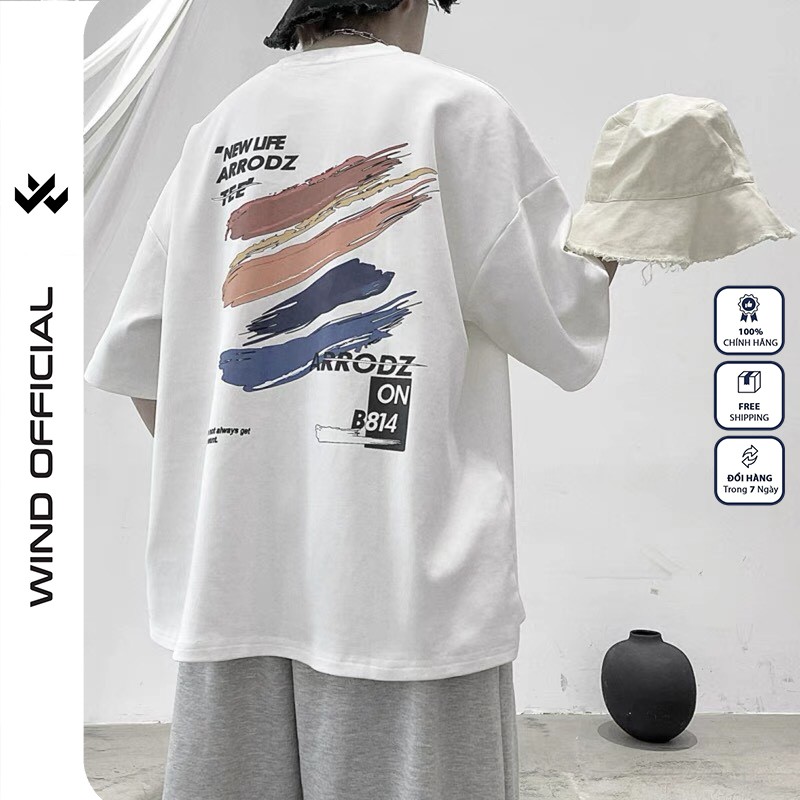 Áo phông nữ WIND Unisex tay lỡ form rộng B814 oversize thời trang nam nữ ulzzang