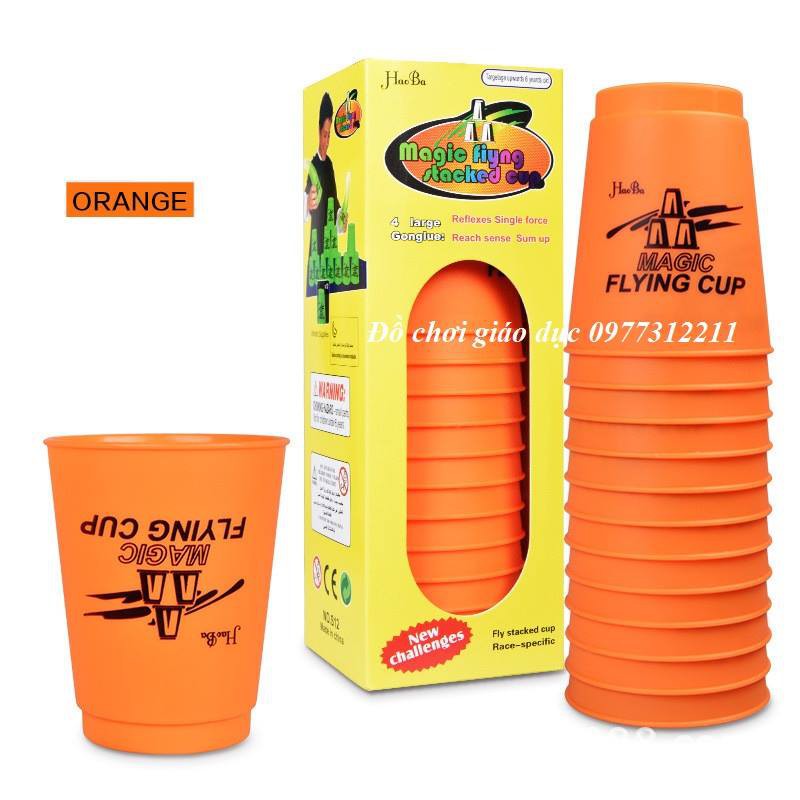 Set 12 cốc - Bộ đồ chơi xếp cốc tốc độ MAGIC FLYING CUP