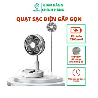 Quạt tích điện gấp gọn dể dàng mang đi - hàng chính hãng