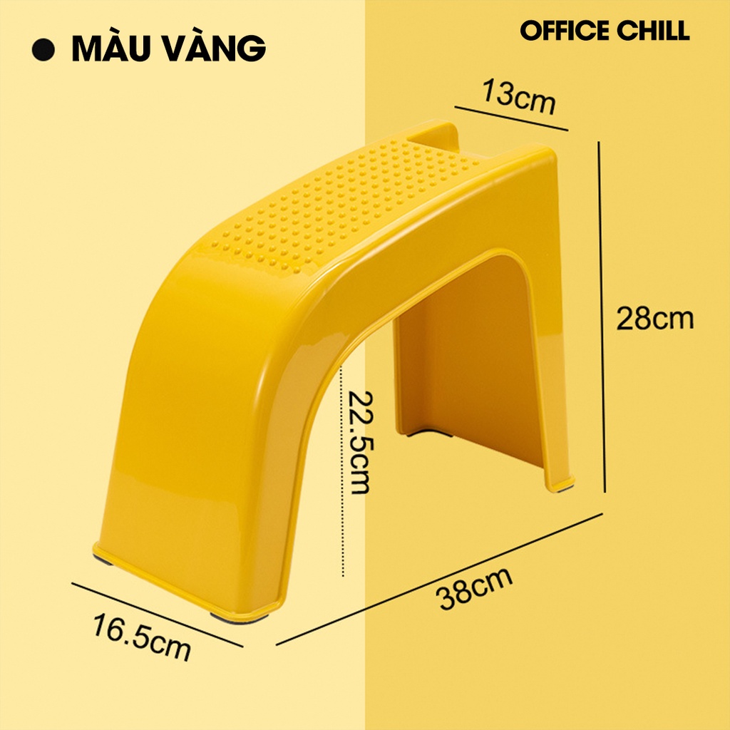 Ghế Gác Chân Làm Nail Dụng Cụ Chăm Sóc Kê Chân Làm Móng Ghế Kê Chân Nail Nhựa Cứng Office Chill Hot Bán Chạy