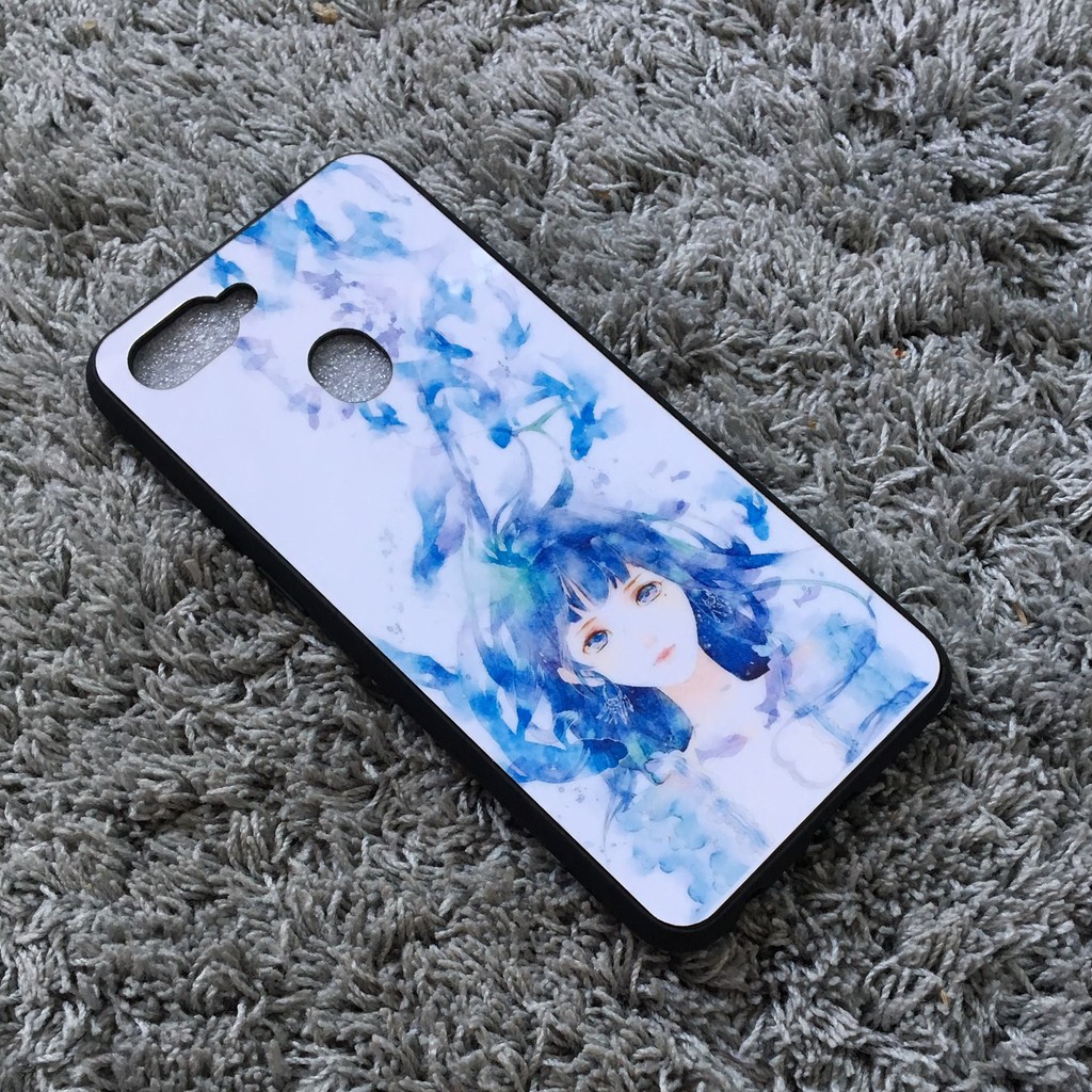 Ốp lưng cho Oppo F11/F11pro/F9/F7/F5/F3/F1s/A3s/A1k/A5S/A83 lưng phủ bóng hình cute