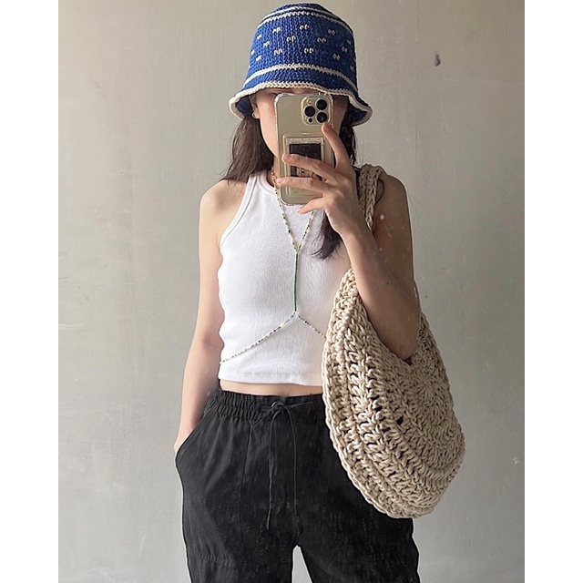 Mũ đan móc thủ công Bucket Hat - 70sHATs