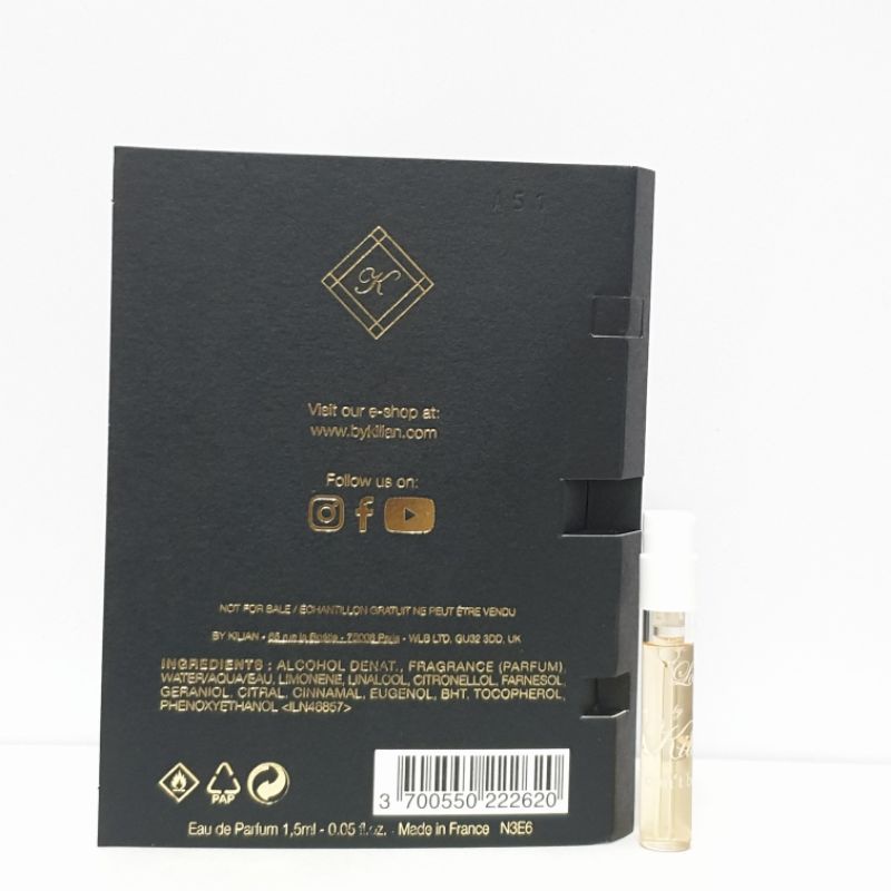 Mẫu Thử Nước Hoa Nữ Kilian Love Don't Be Shy 1.5ml