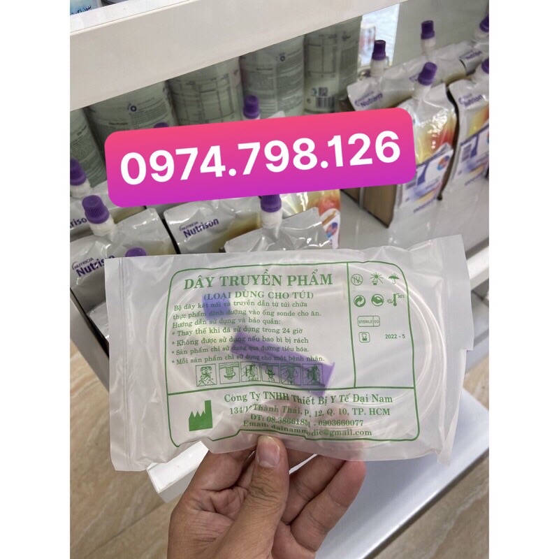 🌺 Dây Ăn Xông - Dành Cho Sữa Nutrison - Dây truyền sữa forticare.