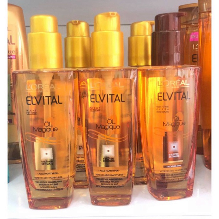Tinh Dầu Dưỡng Tóc - Tinh Dầu Dưỡng Tóc Loreal Elvital OL Magique Haarol 100 ml, Phục Hồi Hư Tổn, Tốc Khô Xơ, Bảo Vệ Tóc | BigBuy360 - bigbuy360.vn