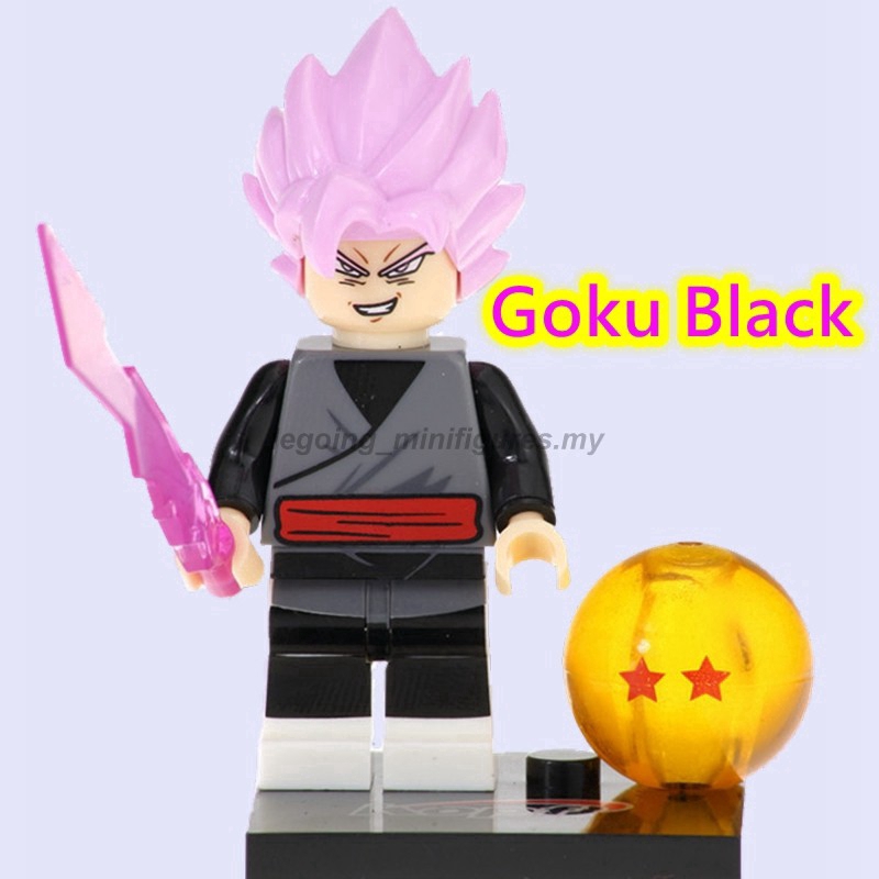 Khối lego lắp ráp hình nhân vật Son Goku Vegeta Majin Buu Cell trong phim hoạt hình Dragon Ball